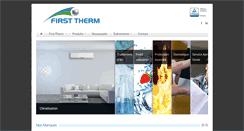 Desktop Screenshot of first-therm.com