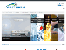 Tablet Screenshot of first-therm.com